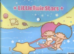 Thumbnail of Sanrio Little Twin Stars A4 Plastic File Folder Bag #7