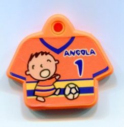 Thumbnail of Sanrio Minna No Tabo T-Shirt Shape Key Cap Keychain #1 