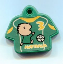 Thumbnail of Sanrio Minna No Tabo T-Shirt Shape Key Cap Keychain #3