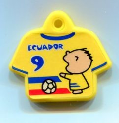 Thumbnail of Sanrio Minna No Tabo T-Shirt Shape Key Cap Keychain #9 