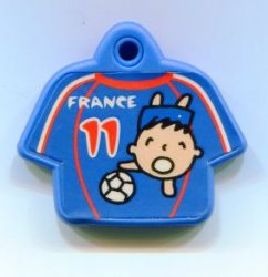 Thumbnail of Sanrio Minna No Tabo T-Shirt Shape Key Cap Keychain #11 