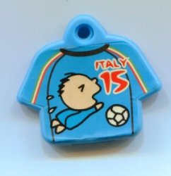 Thumbnail of Sanrio Minna No Tabo T-Shirt Shape Key Cap Keychain #15