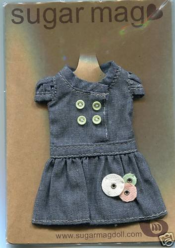 Thumbnail of Sugar Mag Blythe / Pullip Blue One Piece Dress #1 (CB0008) 