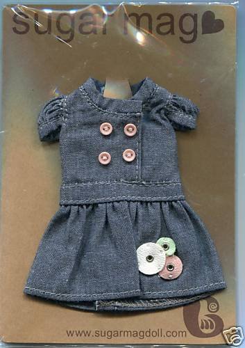 Thumbnail of Sugar Mag Blythe / Pullip Blue One Piece Dress #2 (CB0009) 