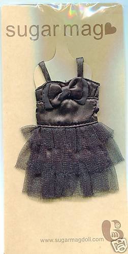 Thumbnail of Sugar Mag Blythe / Pullip Black Lace Dress #1 (CB0010) 