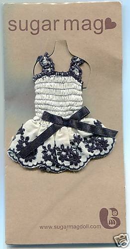 Thumbnail of Sugar Mag Blythe / Pullip Black White Dress #1 (CB0015) 