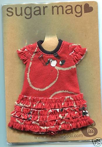 Thumbnail of Sugar Mag Blythe / Pullip Red Dress #1 (CB0022) 
