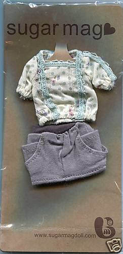 Thumbnail of Sugar Mag Blythe / Pullip Top Short Pant Set #1 (CB0030) 