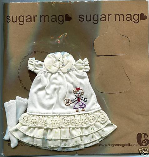 Thumbnail of Sugar Mag Blythe / Pullip White Dress Sock Set #1 (CB0039) 