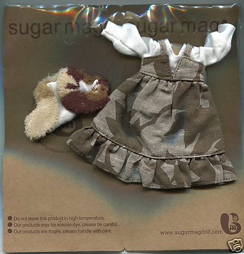 Thumbnail of Sugar Mag Blythe / Pullip T-shirt Dress Bolero Set #1 (CB0041) 