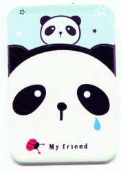 Thumbnail of Cute Animal 2 Pocket Card Case #7 (Panda) (SC0223) 