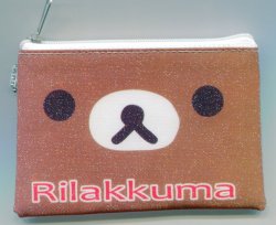 Thumbnail of Rilakkuma Relax Bear Shiny Coin Purse Bag #1 (AC0090)