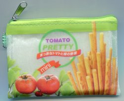 Thumbnail of Tomato Pretty Shiny Coin Purse Bag #1 (AC0093)