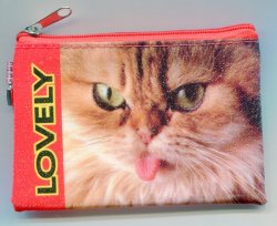 Thumbnail of Cat Shiny Coin Purse Bag #1 (AC0097)