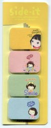 Thumbnail of Korea Ponybrown Cute Girl 4 Design Post-it Note Sticky Note #8 (MP0155) 