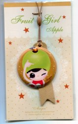 Thumbnail of Angoo Fruit Girl Clean Screen Mascot Phone Strap #1 (E1416) 