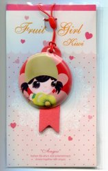 Thumbnail of Angoo Fruit Girl Clean Screen Mascot Phone Strap #3 (E1418) 