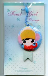 Thumbnail of Angoo Fruit Girl Clean Screen Mascot Phone Strap #4 (E1419) 