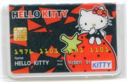 Thumbnail of Sanrio Hello Kitty Shiny 2 Pocket Card Case #2 (SC0269)