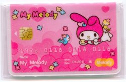 Thumbnail of Sanrio My Melody Shiny 2 Pocket Card Case #1 (SC0271)