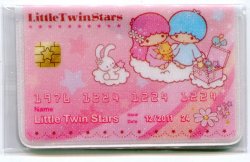 Thumbnail of Sanrio Little Twin Stars Shiny 2 Pocket Card Case #1 (SC0273)