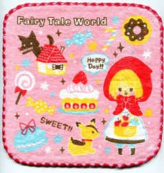 Thumbnail of Kamio Japan Fairy Tale World Face Towel Wash Cloth #2 (T0784)