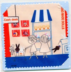 Thumbnail of Toy Store Shopping Microfiber Eyeglasses Cleaning Cloth #1 (EC0079)