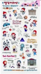 Thumbnail of Korea Anne Travel Sticker Deco Sticker Sheet Part 1 #6 (I1012) 