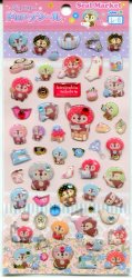 Thumbnail of San-X Kireizukin Seikatu Raccoon Stone Sticker Sheet #1 (I1022)