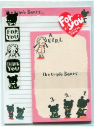 Thumbnail of Kamio A Girl and The Triple Bears Letter Set #1 (L0862)