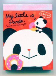 Thumbnail of Pool Cool My Little Panda 2 Design Mini Memo Pad #1 (M0926) 