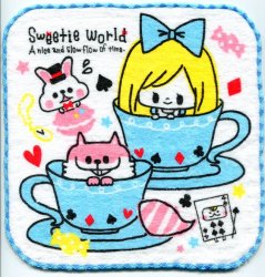 Thumbnail of Kamio Sweetie World Face Towel Wash Cloth #1 (T0802) 