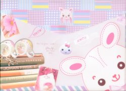 Thumbnail of Animal Head A4 Plastic File Folder Bag #2 (Rabbit) 