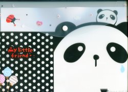 Thumbnail of Animal Friend A4 Plastic File Folder Bag #1 (Panda)