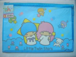 Thumbnail of Sanrio Little Twin Stars Zipper Bag #1 (A0690)