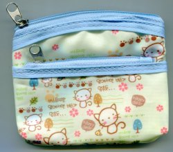 Thumbnail of Cat Happy Dear Coin Purse Bag #1 (A0694) 