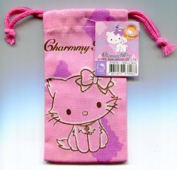 Thumbnail of Sanrio Charmmy Kitty Cotton Drawstring Bag #10 (A0710)
