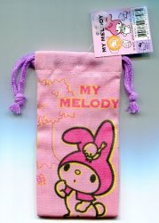 Thumbnail of Sanrio My Melody Cotton Drawstring Bag #10 (A0712) 