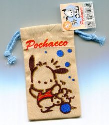 Thumbnail of Sanrio Pochacco Cotton Drawstring Bag #10 (A0716) 