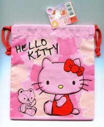 Thumbnail of Sanrio Hello Kitty Cotton Drawstring Bag #11 (A0719) 