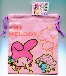 Thumbnail of Sanrio My Melody Cotton Drawstring Bag #11 (A0722) 