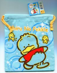Thumbnail of Sanrio Pekkle Cotton Drawstring Bag #11 (A0727) 