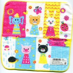 Thumbnail of Japan Animal Face Towel Wash Cloth #1 (T0544)