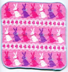 Thumbnail of Japan Rabbit Face Towel Wash Cloth #1 (T0549)