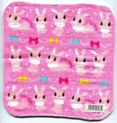 Thumbnail of Japan Rabbit Face Towel Wash Cloth #2 (T0555)