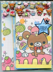Thumbnail of Japan Q-Lia Bear's Park Letter Set (L0536)