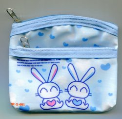 Thumbnail of Two Rabbits Coin Purse Bag #2 (A0733) 