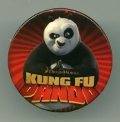 Thumbnail of Kung Fu Panda 4.5cm Pin Badge Button #003 (B0003)