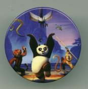 Thumbnail of Kung Fu Panda 4.5cm Pin Badge Button #004 (B0004)
