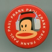 Thumbnail of Monkey Paul Frank 4.5cm Pin Badge Button #001 (B0021)